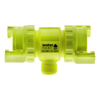 4040-YF-QC | Water Thief 'Tee' Connector, and 2x 38 mm Quarter-Turn Forestry Couplings